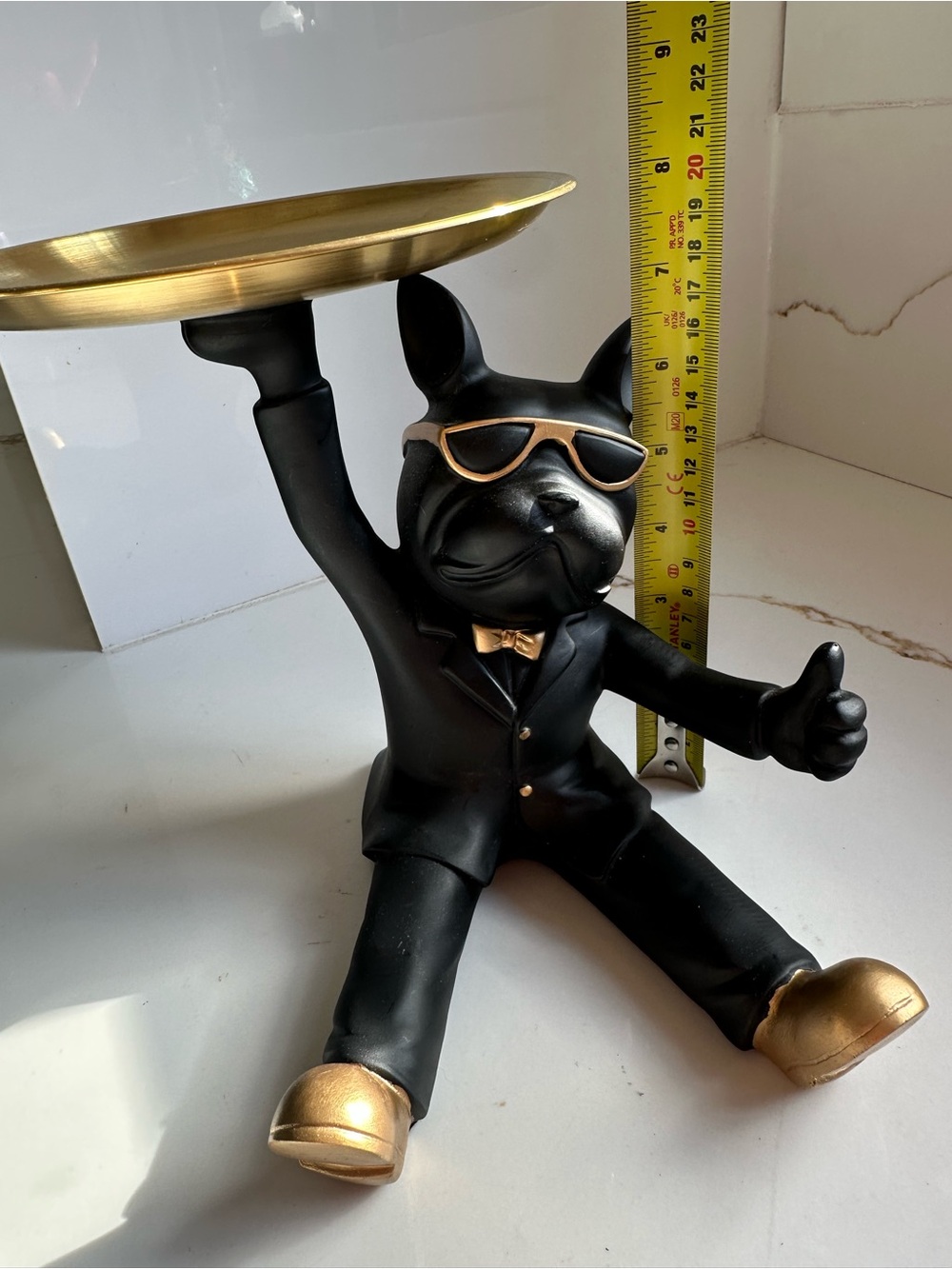 French Bulldog Butler Accent Tray - Decorative figurine - Picture 4 of 4